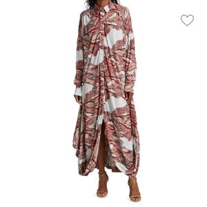 PROENZA SCHOULER
Swirl Print Jersey Shirtdress size 12/14 or Large.